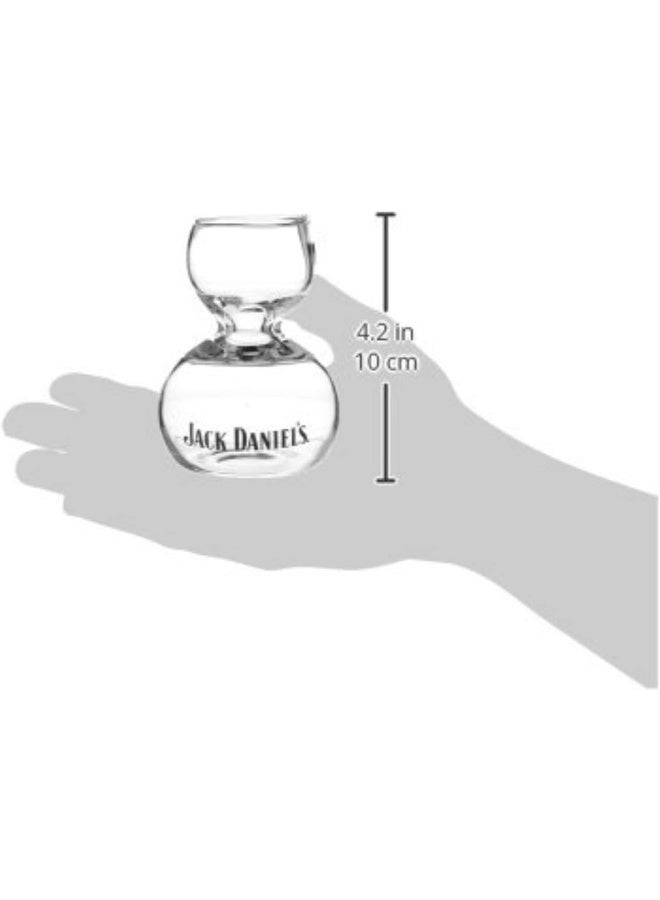 Jack Daniel's Licensed Barware 8310 Straight Jigger, 2 oz / 5 oz, Clear - Image 2